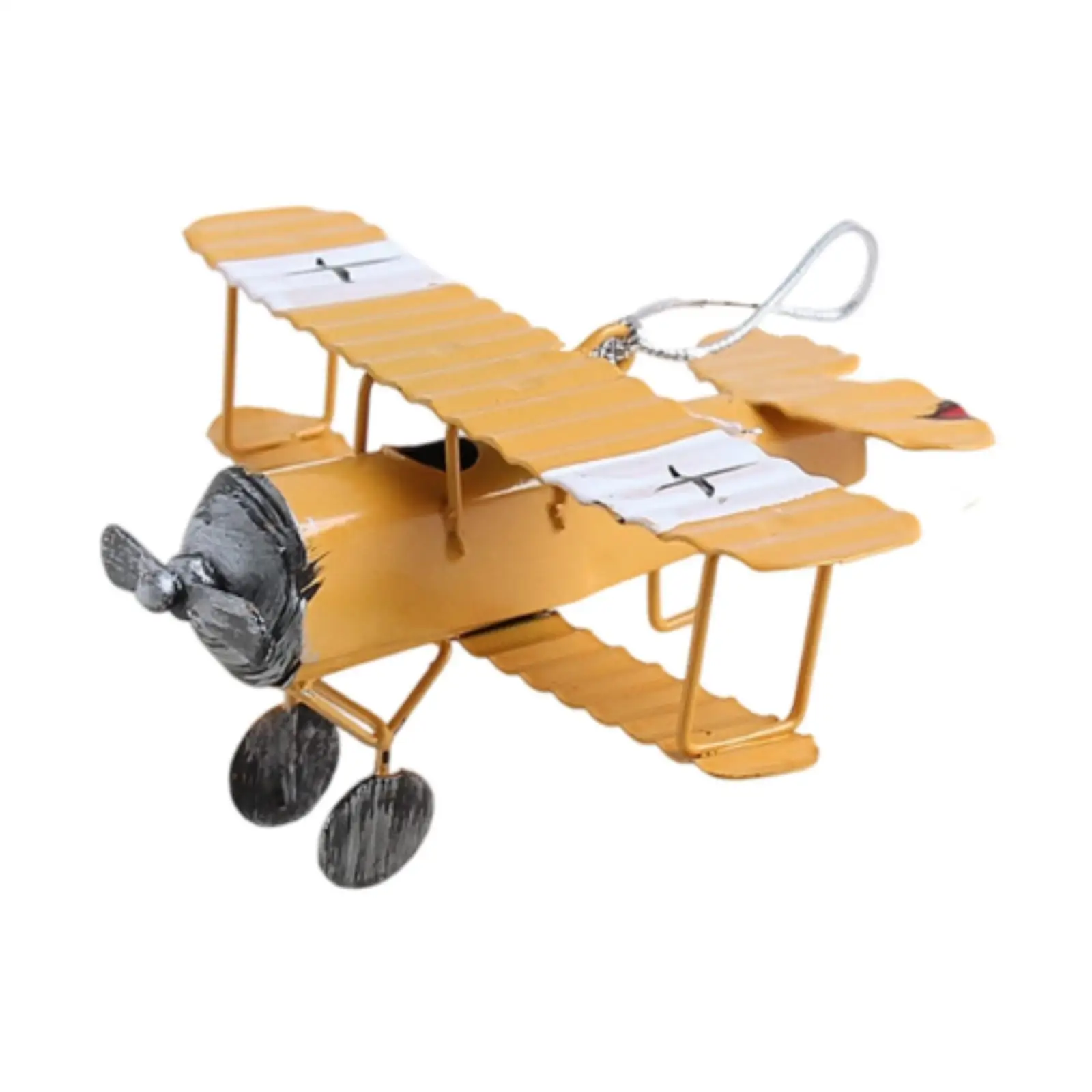 

Small Biplane Plane Model Mini Vintage Airplane Model for Birthday Christmas
