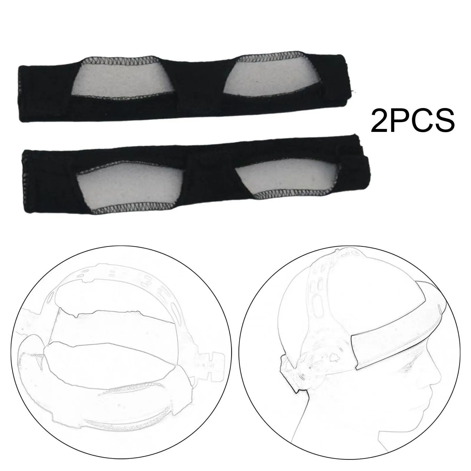 2 Pieces Hard Hat Sweatband Hard Hat Liner Welding Helmet Sweatbands for Welding Helmet