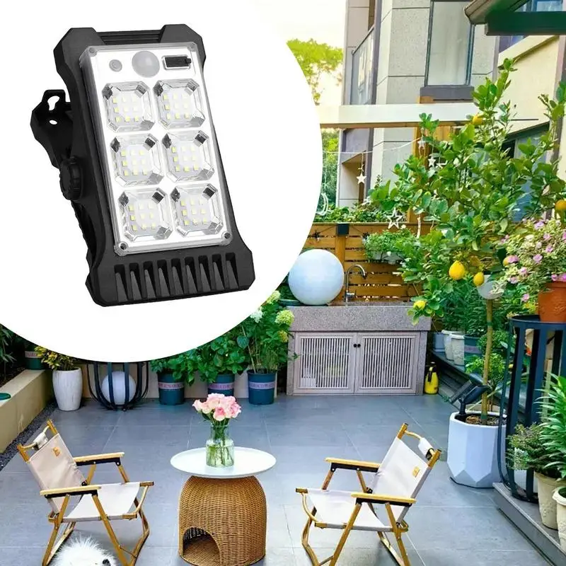 

Clip Solar Lamp Wall Lights IP65 Waterproof Motion Sensor Lights Wall Lights USB Charging Light For Fence Deck Wall Patio