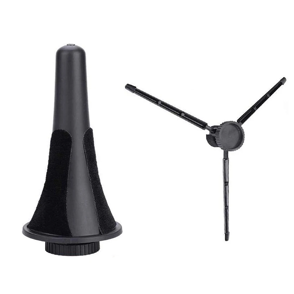 

Clarinet Stand Foldable Portable Musical Instrument Holder Black Detachable Stands Oboe Bracket Stable Three Legged Support