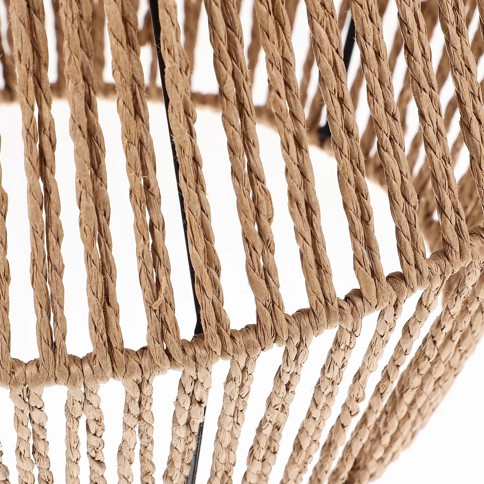 Abajur pingente rattan abajur rústico luz de teto capa tecido decorativo pingente capa para casa hotel