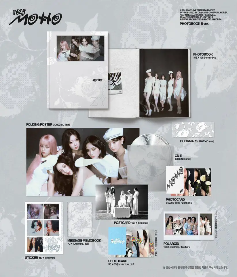 ITZY Motto 12th Mini Album, Korean Official Preorder, Photobook