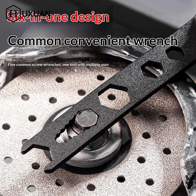 Multifunction Wrench Angle Grinder Four Claw Thickened Disassembly Wrench Adjustment Tool For Grinding Wheel Machine Accessories