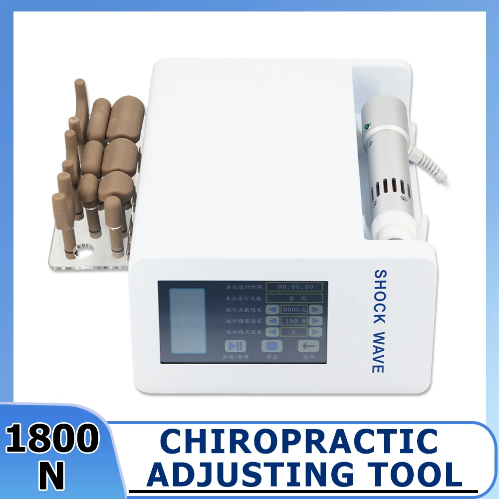 1800N Electric Chiropractic Correction Gun Body Massage Spinal Adjustment Massager Health Care Pain Relief Adjustment Tool