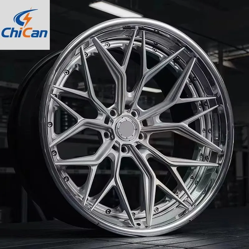 

Кованые диски Chican Custom 5X120 5X112, серебристые, многоспицевые, 18-24 дюйма, для Mercedes-Benz, BMW, Audi