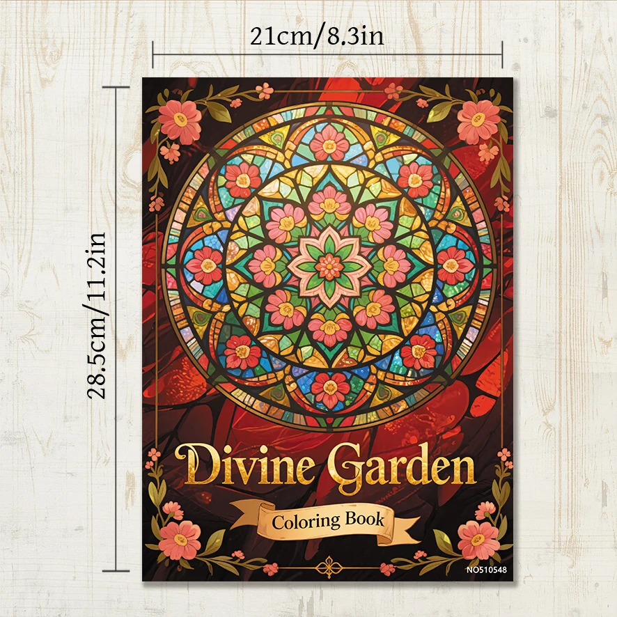 Jimsonweed Coloring Book for Adults - 8.3x 11.2 Inch 22 Page Coloring Book - Helps Reduce Stress and Ease Emotions