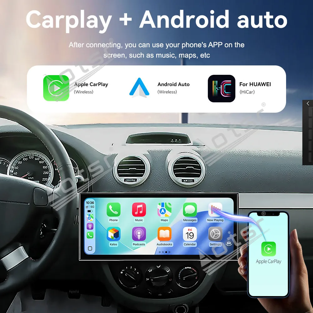 CarPlay 15.8’’ Android 15 For Buick Excelle HRV 2004-2008 Car gadgets media Car GPS Navigation HD Screen Multimedia Player Head