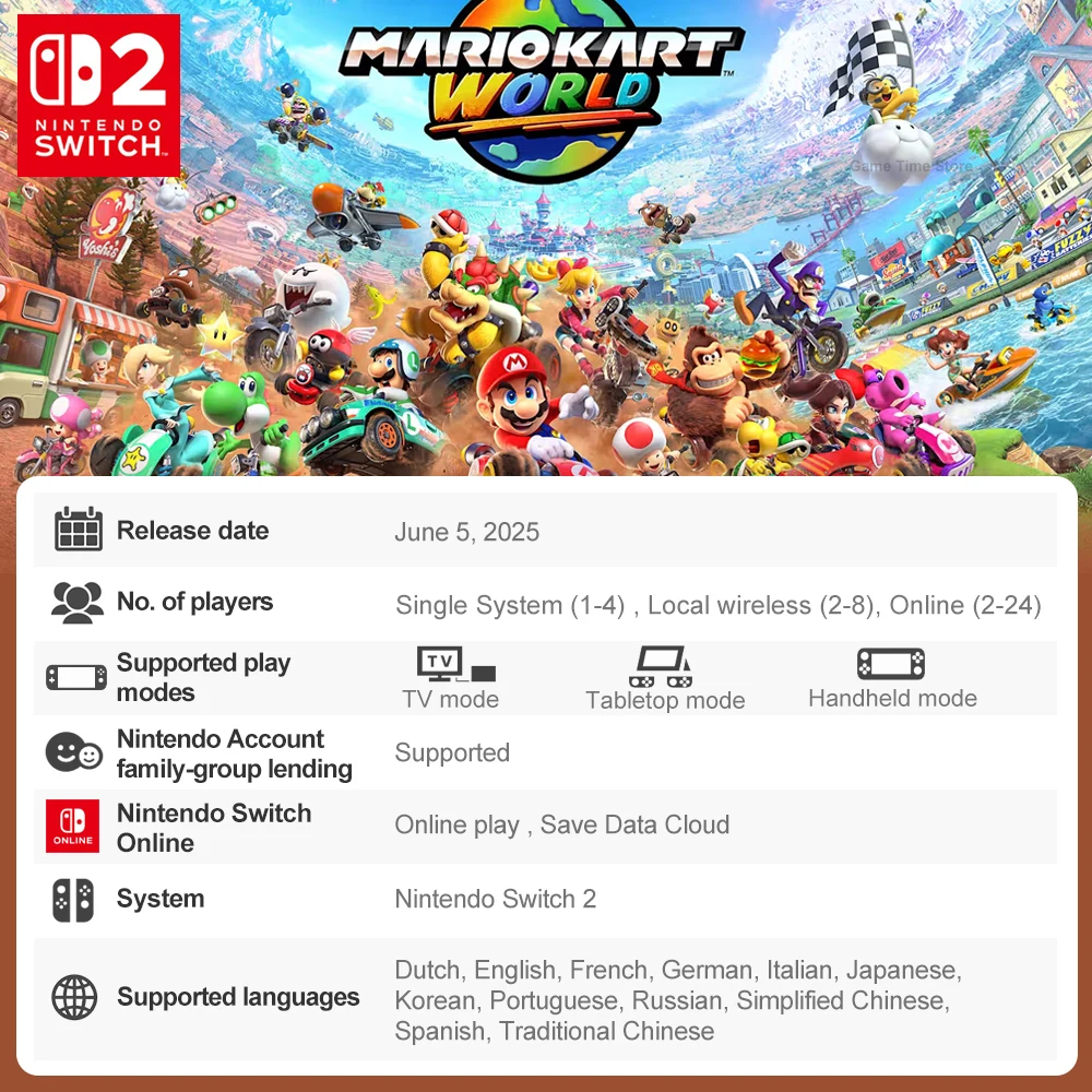 Nintendo Switch 2 Mario Kart World Juegos Games Deals 100