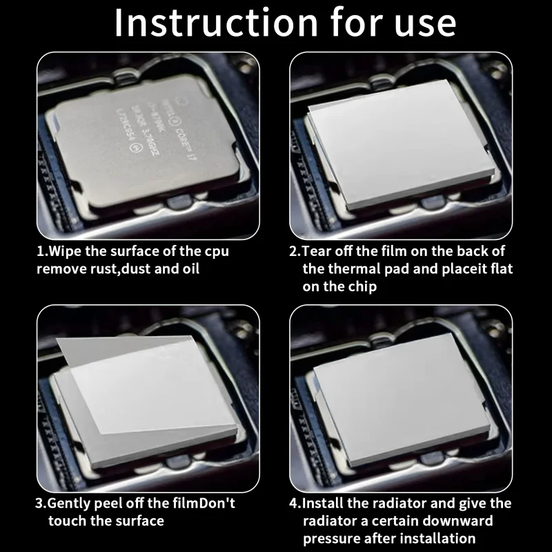 HISEECON 14.8 W/mK Podkładka Termoprzewodząca z Zmianą Fazową do Laptopa GPU CPU Odprowadzanie Ciepła Radiator Chłodzenie Silikon Przewodzący