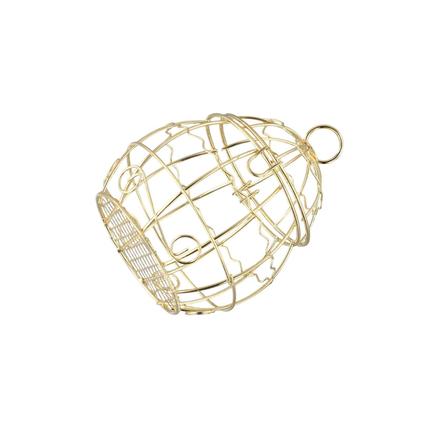 Metal Fat Ball Feeder for Birds Pack of 4 with Round Lid and Hook for Easy Refill Use in Yards Parks or Nature Areas