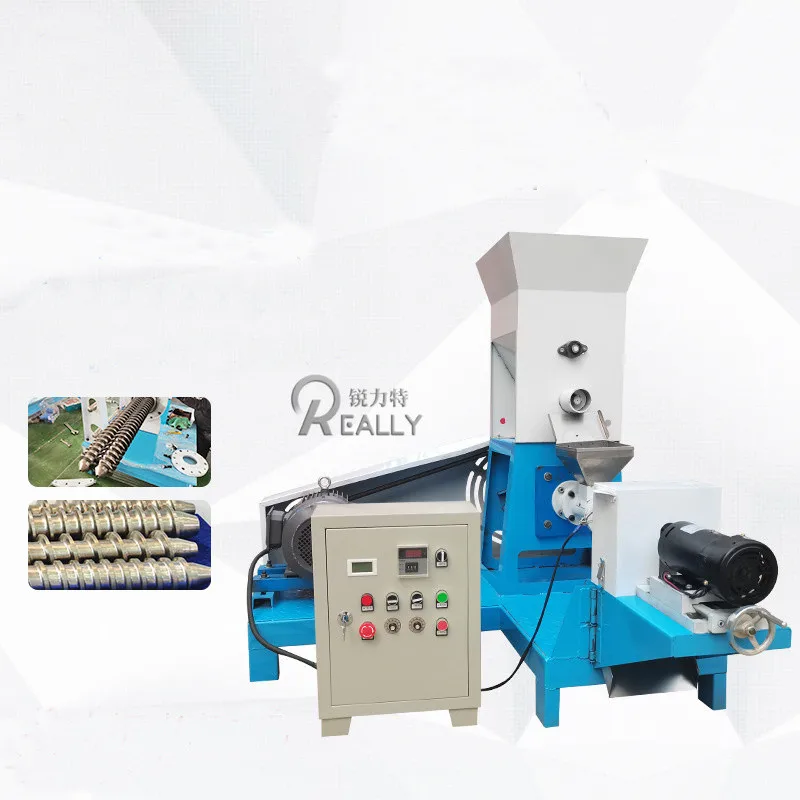 

Industrial Dog Pet Floating Fish Feed Extrude Machine Dry Food Pellet Making Machine Puffing Mill Extruder Production Line