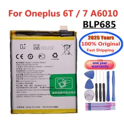 2024 Years One plus 100% Original Battery BLP685 For OnePlus 7 6T A6010 High Capacity 3700mAh Mobile Phone Battery Bateria