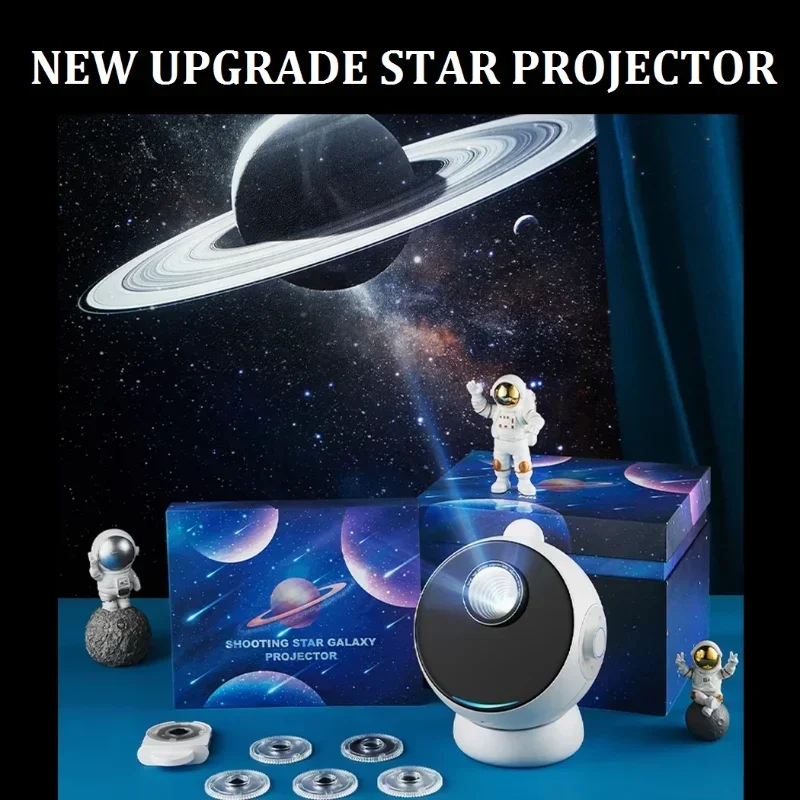 Night Light Galaxy Projector Starry Sky Projector 360° Rotate Planetarium Lamp For Kids Bedroom Valentines Day Gift Wedding Deco