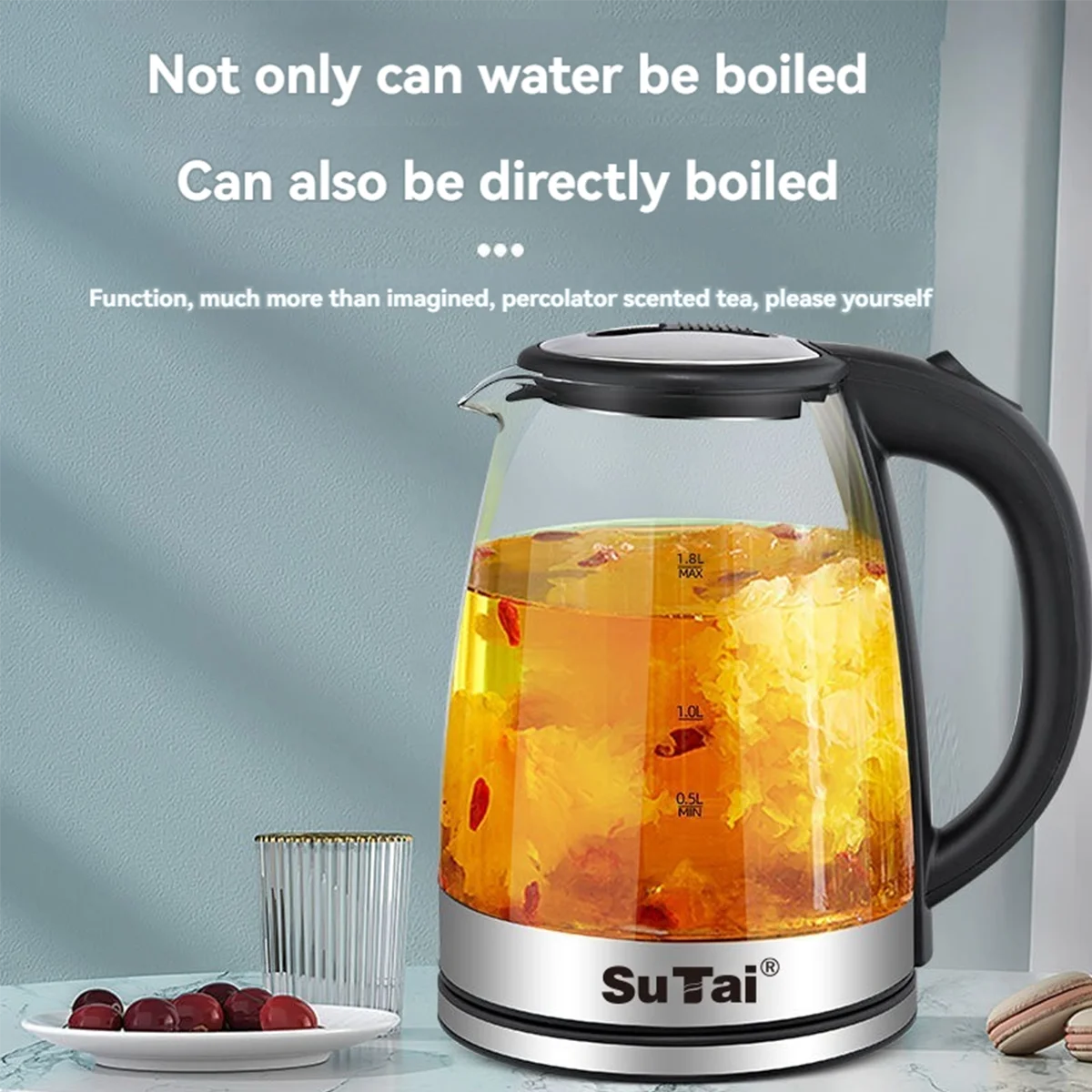 Actinic Blue Led - 1.8L Electric Water Kettle - 1000W