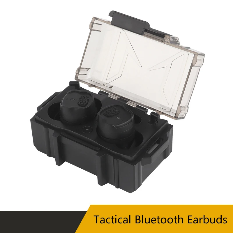 

Tactical Bluetooth Earbuds Bluetooth 5.3 Connection Electronic Pickup Noise Reduction In ear Protective Earbuds