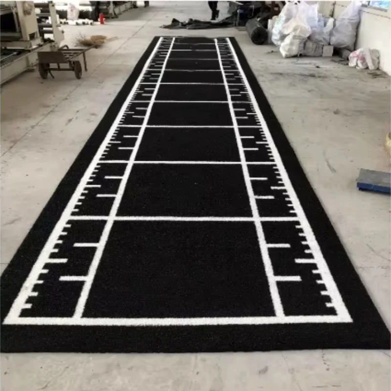

2*6M Customizable Logo Fairway Used 6 Chipping Driving Range Practice 3D Training Golf Putting Mat