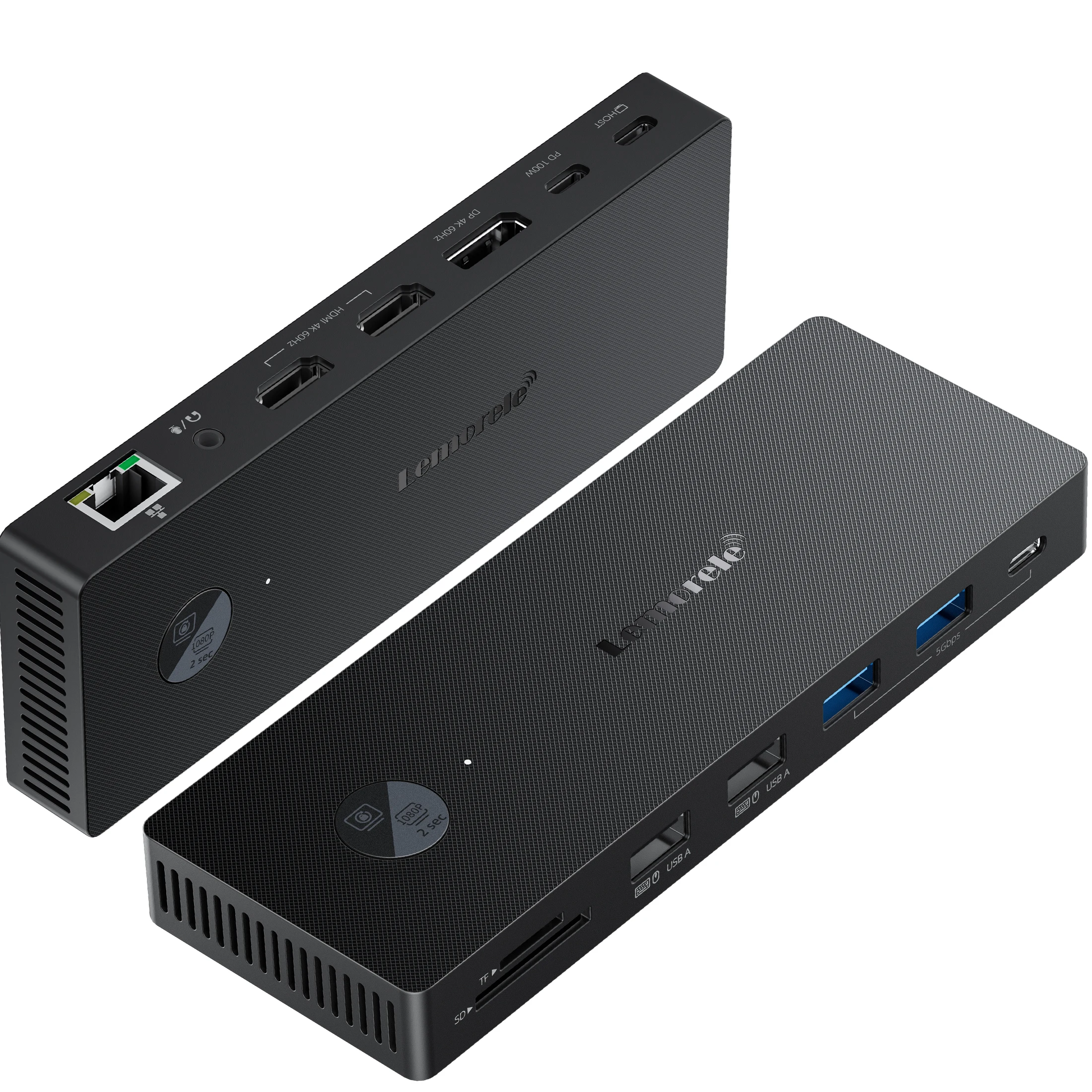 Lemorele 13 w 1 USB C PD 4K@60Hz Stacja Dokująca USB 3.0 5Gbps Adapter Hub 4K 60Hz Podwójny HDMI dla Windows MacBook Laptop PC — zdjęcie produktu 6