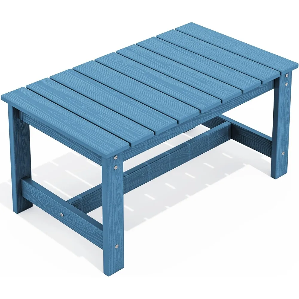 

Rectangle Outdoor Coffee Table, Patio Coffee Table, Navy