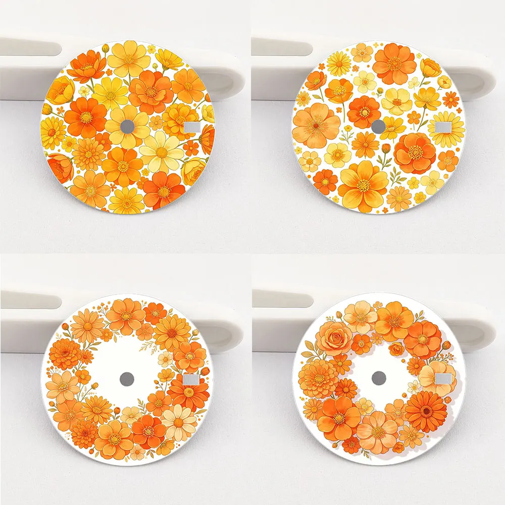NH35 Dial 28.5mm Watch Parts Replacement Accessories Patterned Dial Suitable for NH35/NH36 Movement Dial