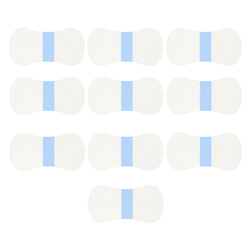 U2JD 10PCS Waterproof Neck Lifting Strips Invisible Adhesive Flexible PU Neck Adhesive Strips For Day Night Use