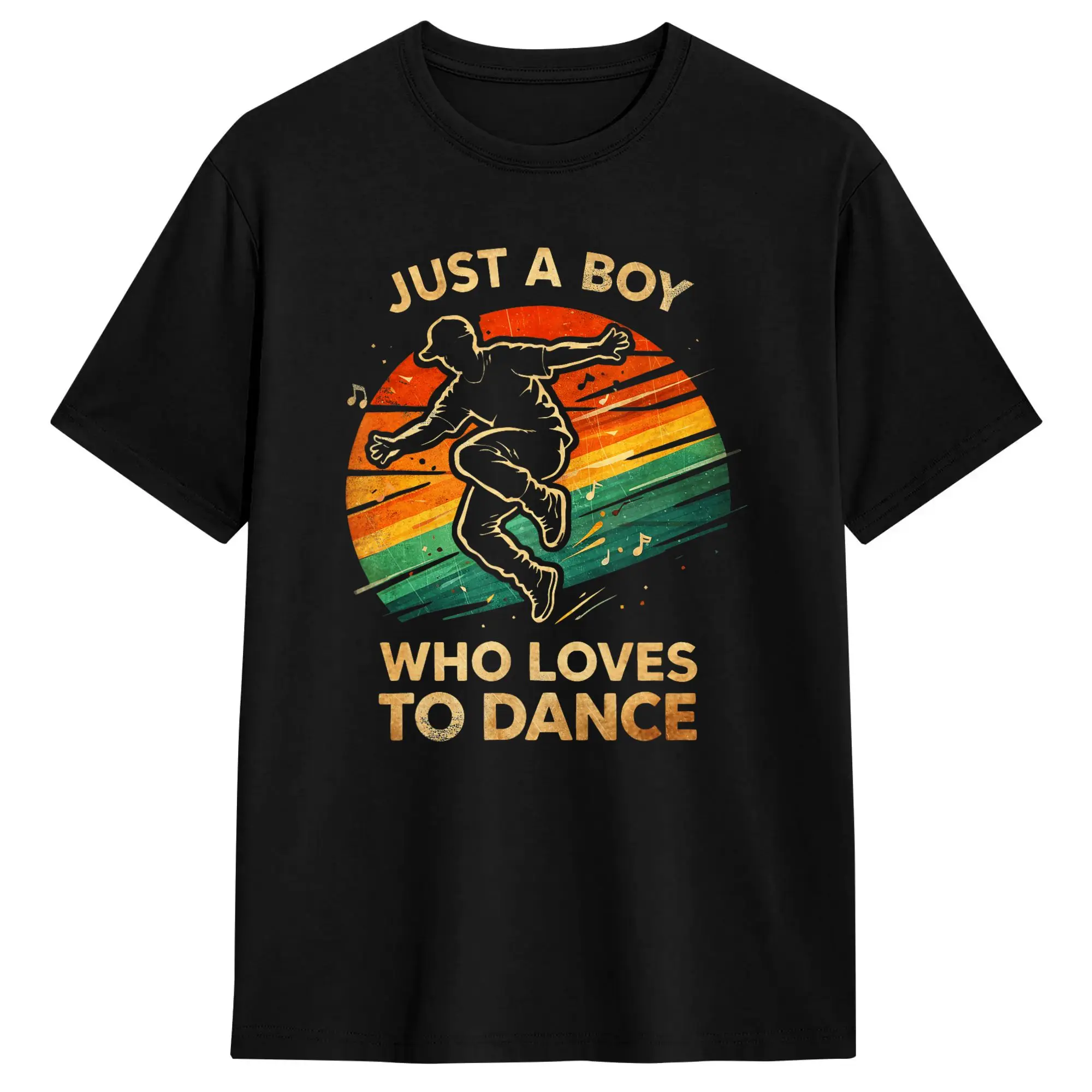 Breakdance Dancer T-Shirt Summer  100% Cotton T Shirts For Men Casual Tshirt Short Sleeves Streetwear Tops