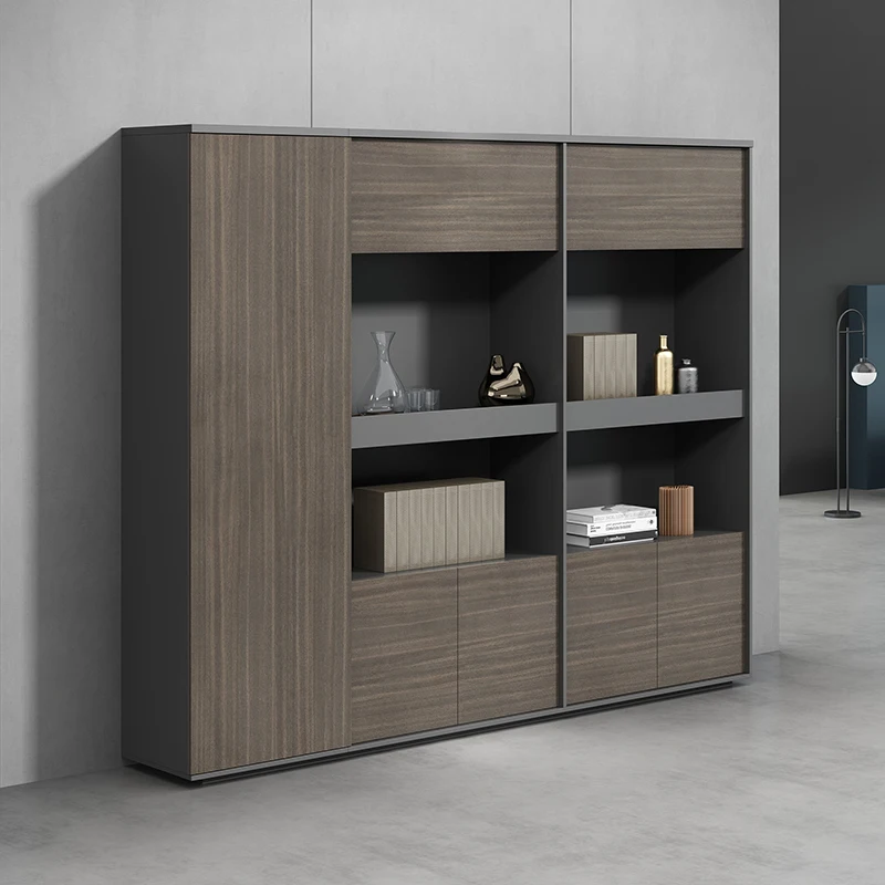 

File Cabinet Wooden Office Cabinet Data File Boss Office Back Cabinet Bookcase Shelf Locker