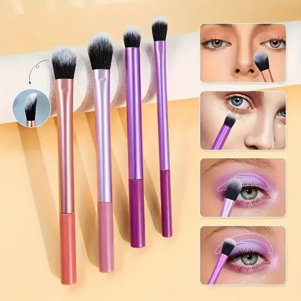 8pc Multi-color Makeup Brush Loose Powder Brush Blush Brush Lip Brush Eyeshadow Brush Professional Makeup Brush Set For Cosmetic gallery 5