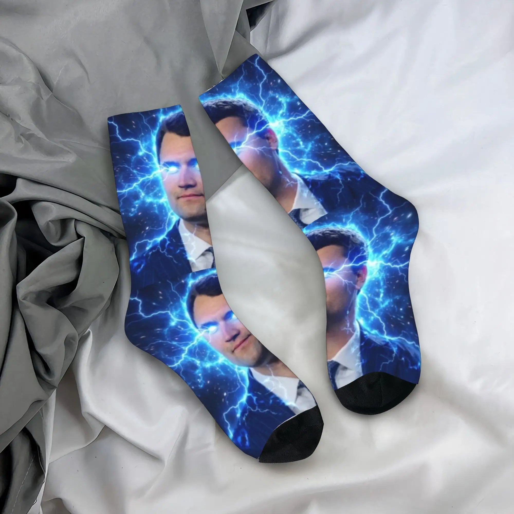 

C-Charlie K-Kirk Accessories Men Women Socks Flexible Sport Middle Length Socks Cute Birthday Present