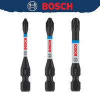 BOSCH 2608522491 PH1 PH2 PH3 55MM Impact Control Power Screw Bit Set 3pcs High Hardness Durable Screwdriver Bit Tool Accessory