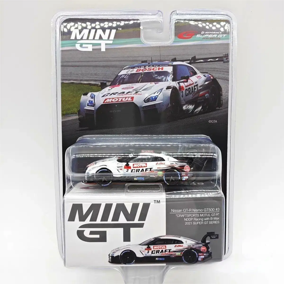 TSM MINI GT 1/64 Minigt 635 Nissan GT-R Nismo GT500 #3 NDDP Racing 2021 SUPER GT Die-cast Alloy Car Model Collection Gift