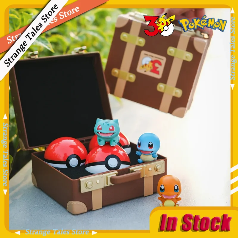 Funism PKM 30th Anniversary Original Partners Blind Box Mini-Figur: Der Starter PKM Charmander Squirtle Bulbasaur Sammelfiguren