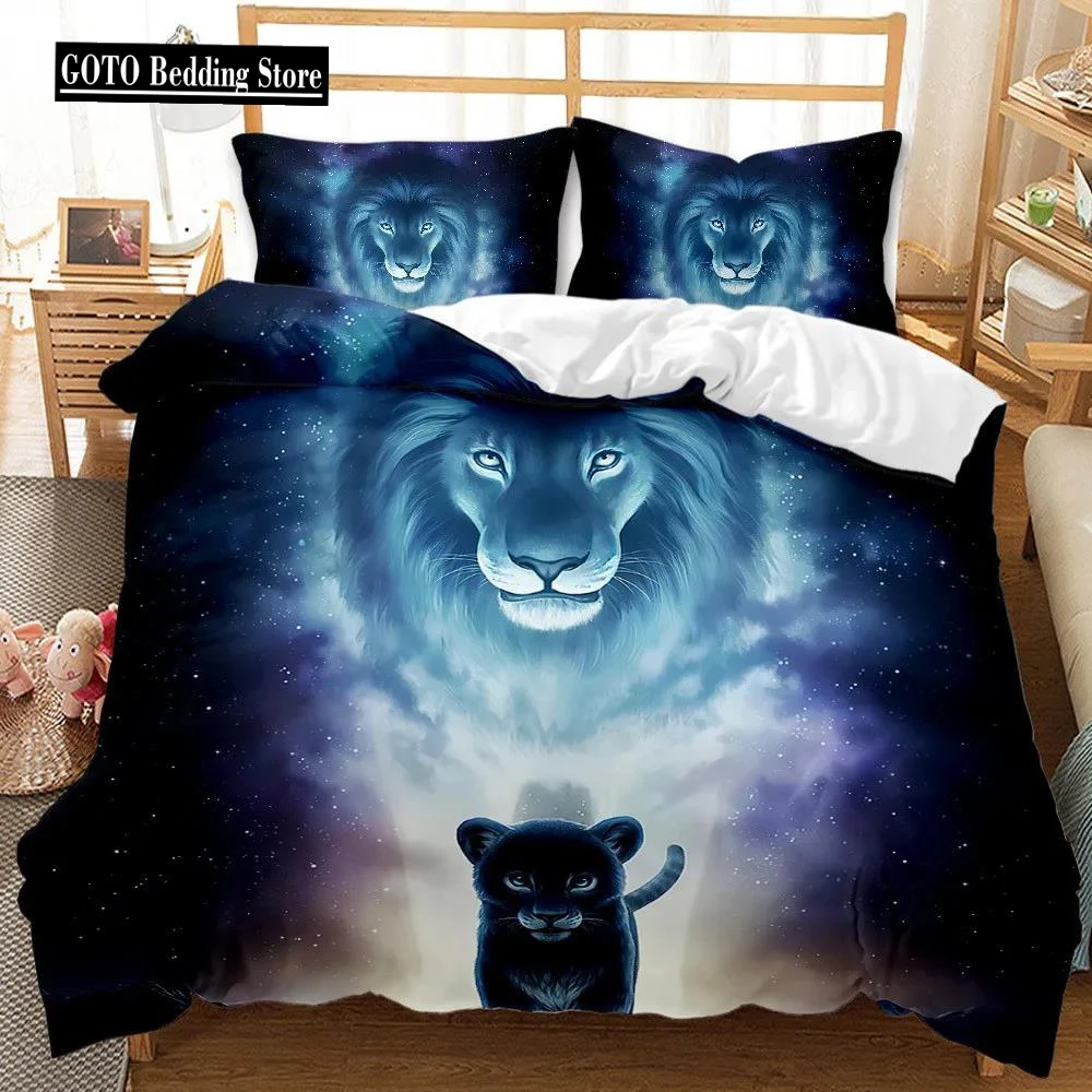 

Animals Deer/ Lions/ Dinosaurs/wolf Beddings Sets Dropshipping Duvet Cover 3d King Size North America Ropa De Cama Queen Size