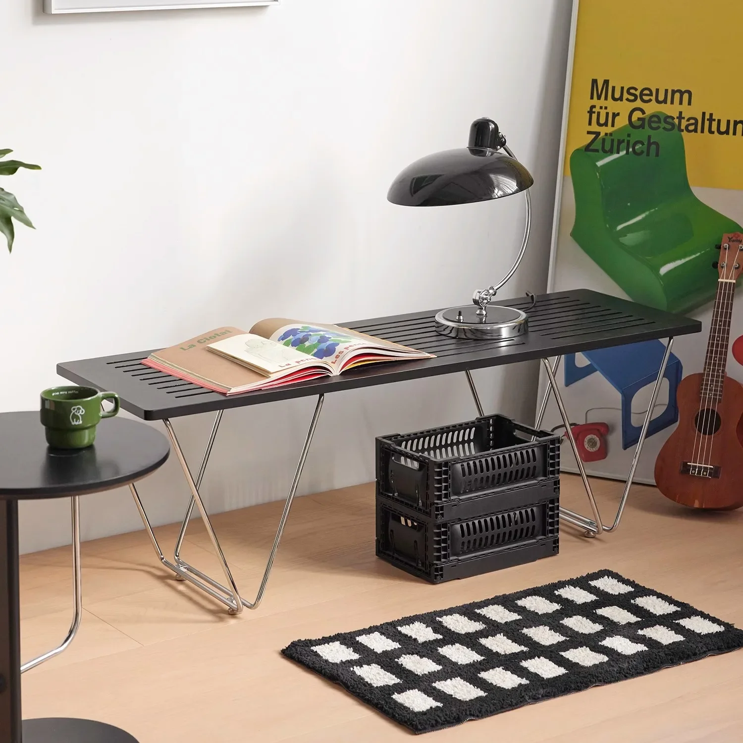 Modern and simple, hollow stool, sofa stool, shoe change stool, bench stool new