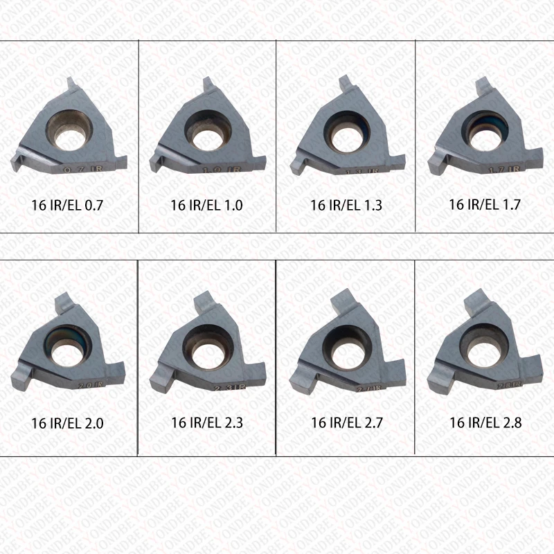 BEYOND Shallow Slot 16IR 16ER 11IR 16 IR 0.7 0.8 1 1.5 2 2.5 3 mm OY880A Internal External Groove Paperback Turning Tool Inserts