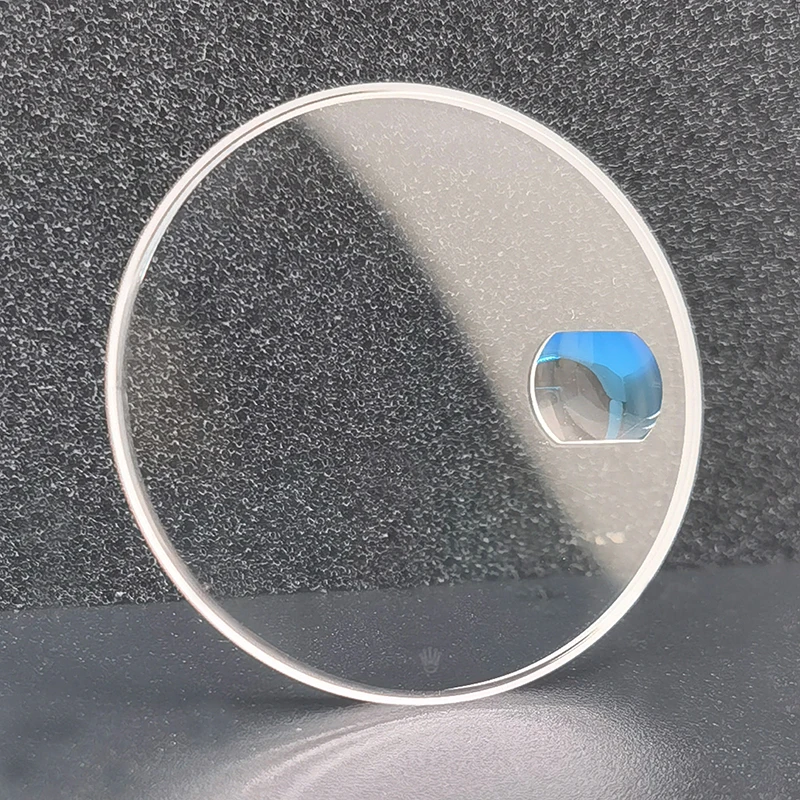 Good Quality Sapphire Crystal Watch Glasses With Date Window AR Coating For RLX GMT 116710 126710 116710 Watches, Watch Parts