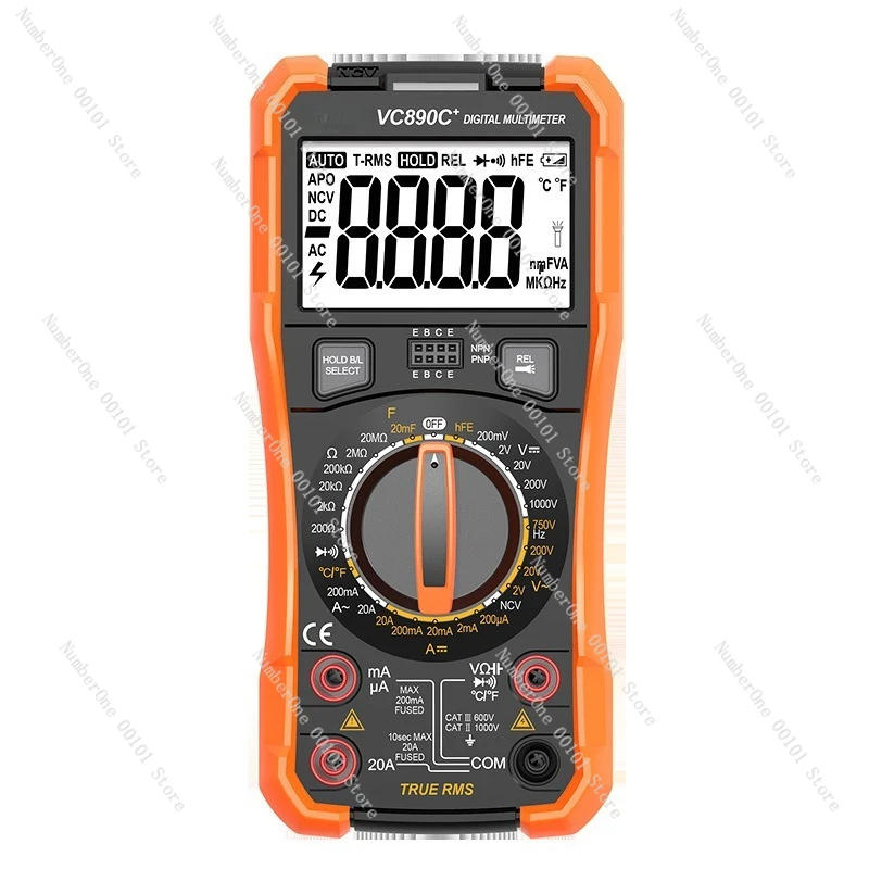 

VC890c + VC890D universal meter, anti-burn three and a half digital multimeter