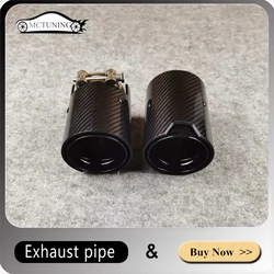 One Pc Exhaust Pipe For M2 M3 M4 M Performance F20 F21 F40 F32 F36 M135i M235i M345i M240i M340i M440i Carbon Black Muffler Tip