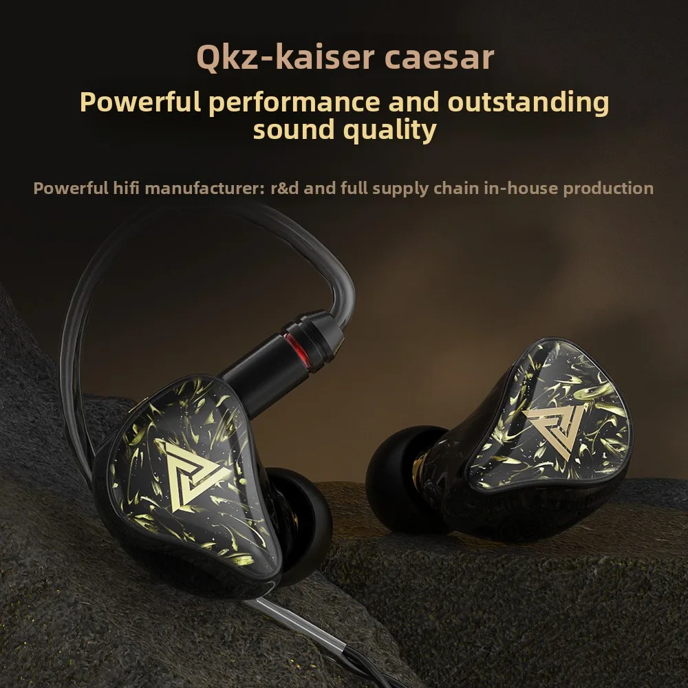 QKZ Kaiser FiLe Wired Earphone with Microphone HiFi Music Earphone