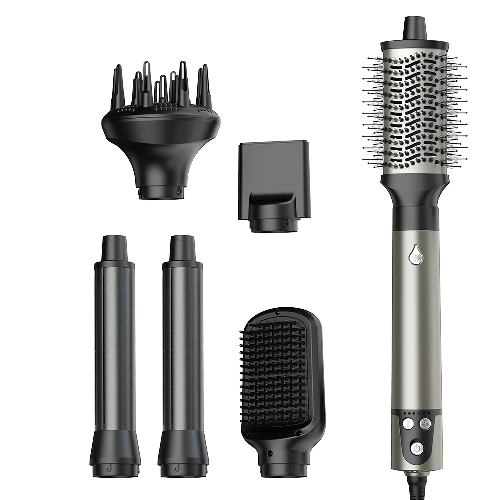 BLDC Brushless Multi Hot Air Brush Hair Dryer High Speed Portable Hot Combs Electric Hair Styling Tools Set