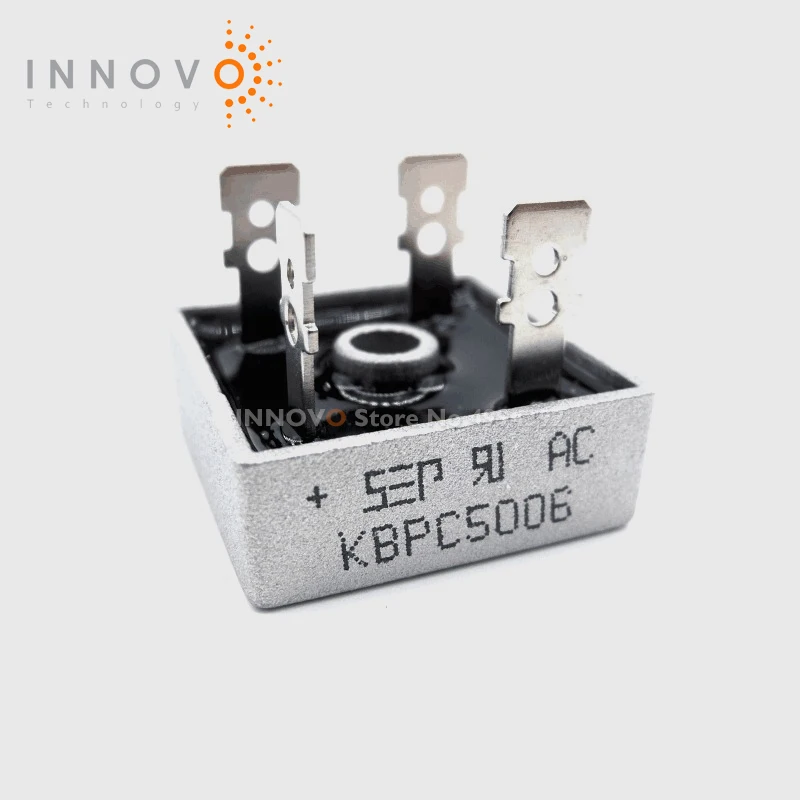 2pcs/lot KBPC5006 Bridge Rectifier Diode 50A 600V KBPC 5006 Single Phase KBPC5008 KBPC5010