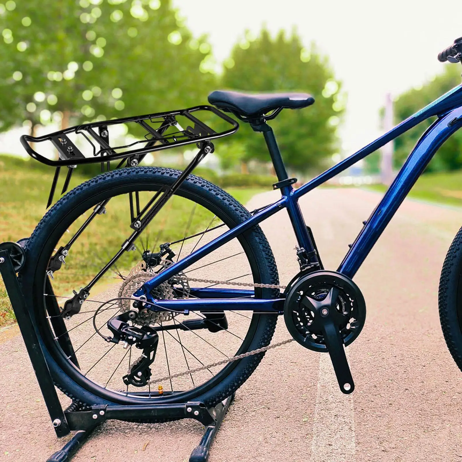 

Регулируемая задняя велосипедная стойка из алюминиевого сплава, сверхмощная грузовая корзина для горных и складных велосипедов