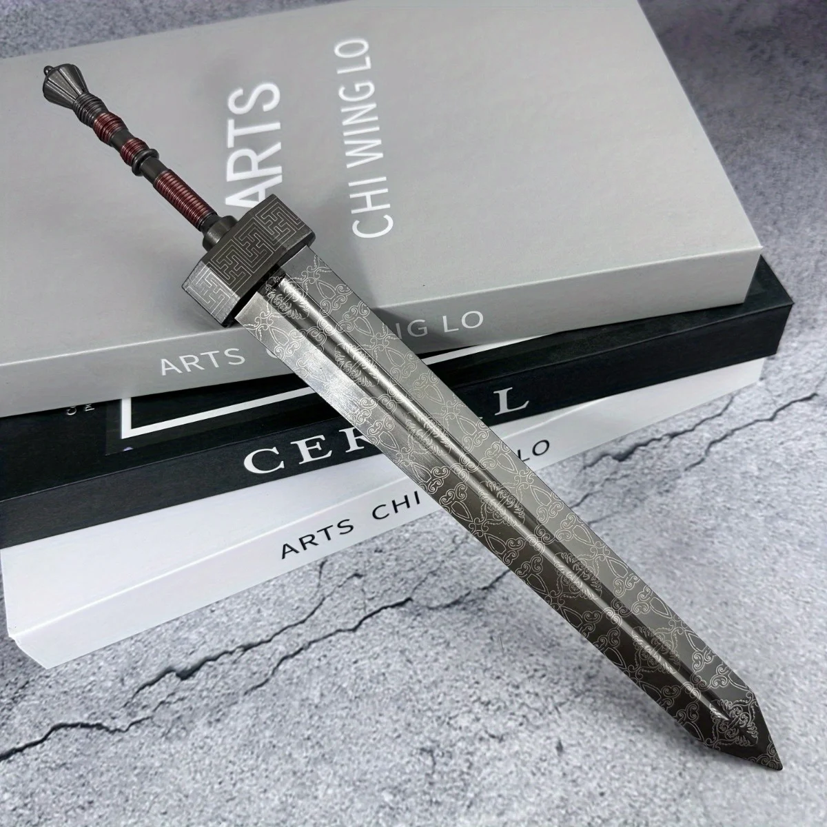 11.6inch 30cm Metal Elden Katana Blade Steel Real Size Japanese Katana Iron Sword Anime Ninja Knife original Samurai Sabre Gift