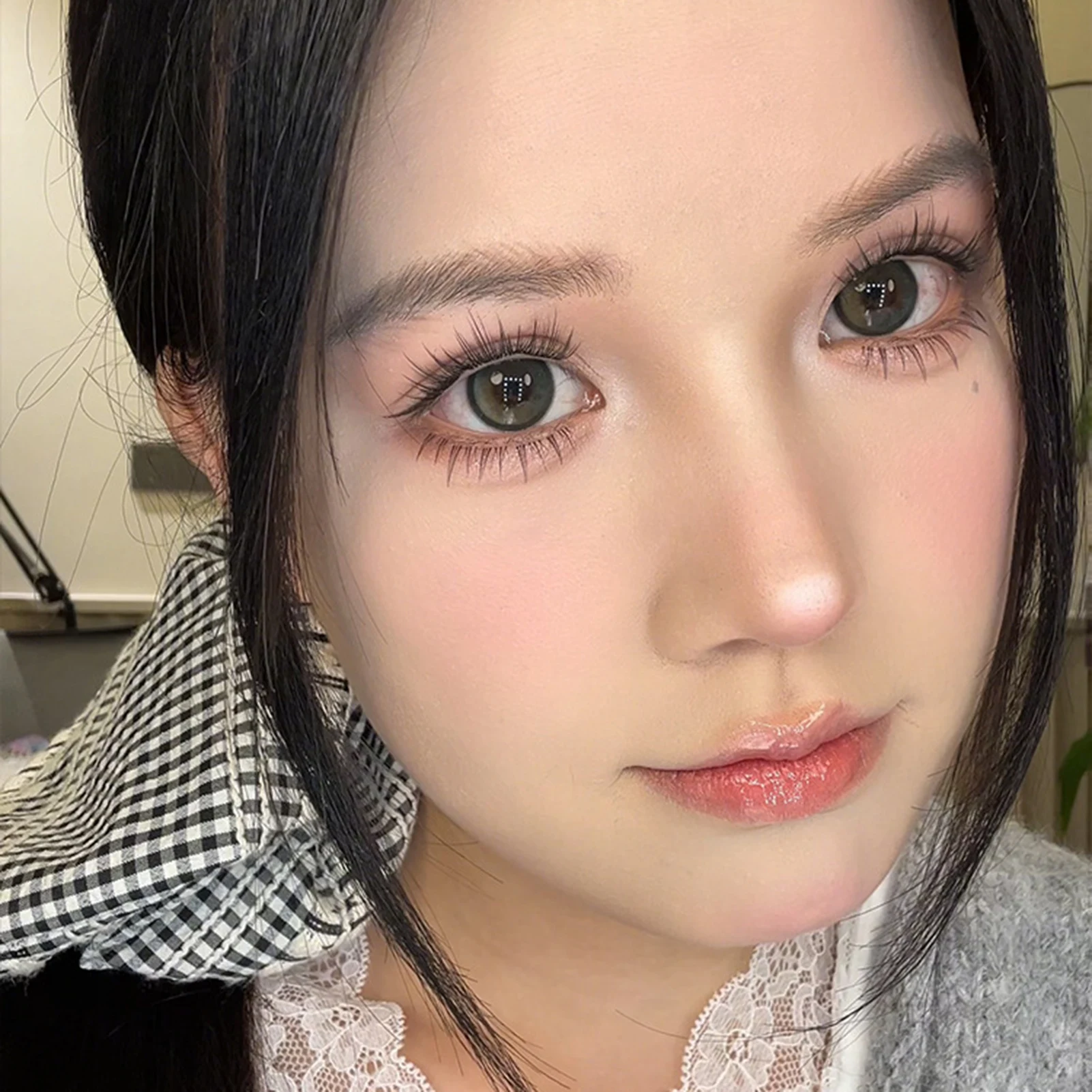 12 ミリメートル接着剤なしまつげナチュラルうっすらクラスターつけまつげ初心者向け毎日パーティー使用自己粘着簡単に適用