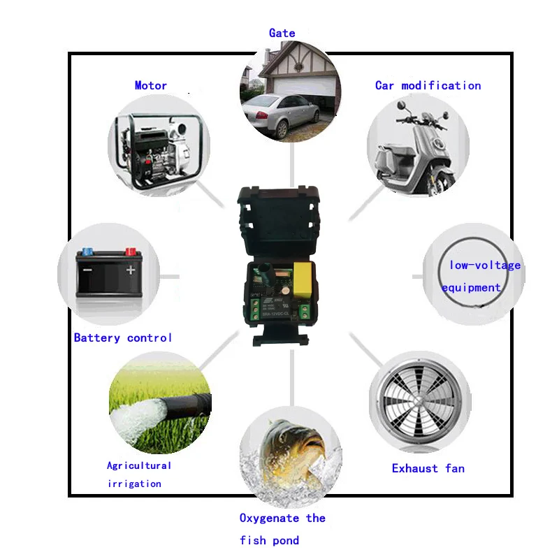 2000m AC 220 V 1CH 1 CH 10A Bezprzewodowy zdalnie sterowany włącznik światła LED Wyjście przekaźnikowe Nadajnik radiowy RF i odbiornik 433 MHz