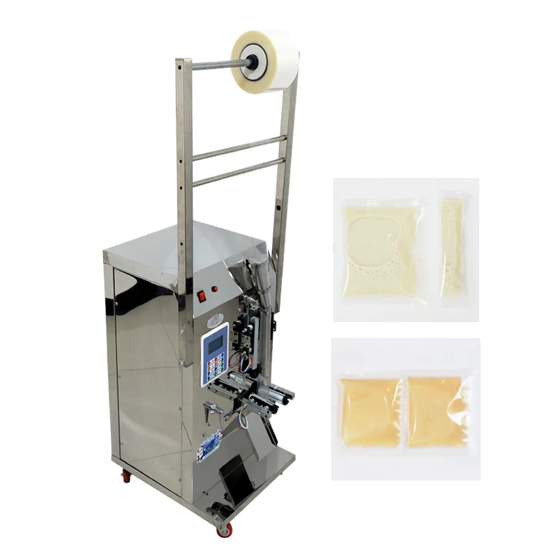 Electric Liquid Packing Machine For Olive Oil Perfume Self Suction Liquid Packaging Machine