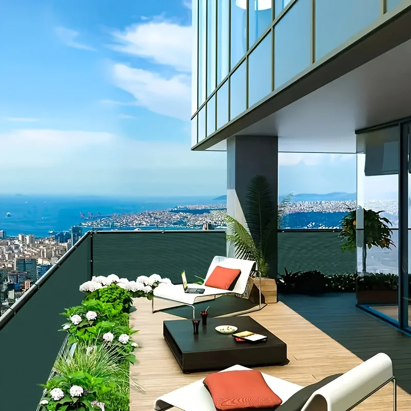 【شبكة تظليل الحديقة】هذا شبكة الظل، تتميز بتصميم منسوج بكثافة ومعزز بخياطة مزدوجة الخيط، مزودة بـ