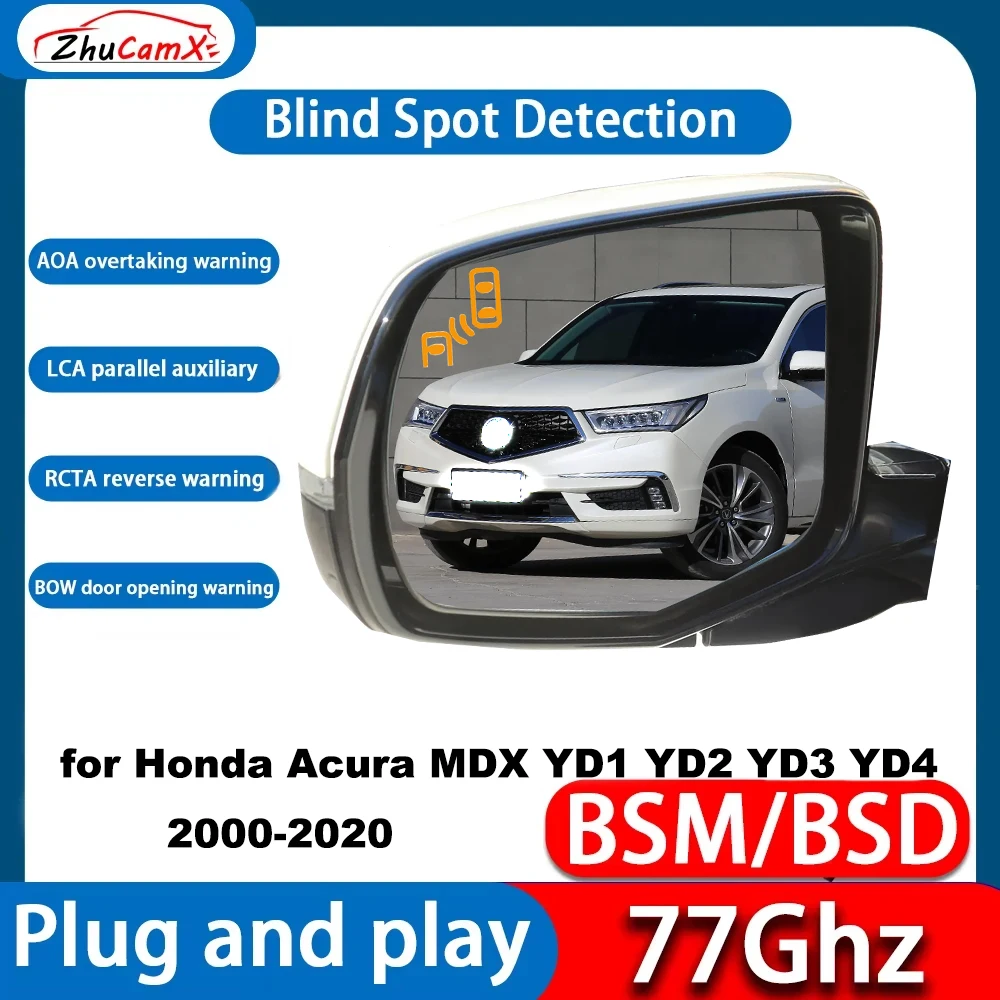 

for Honda Acura MDX YD1 YD2 YD3 YD4 2000-2020 Blind Spot Assist Monitor Monitoring Detection BSM BSA BSD System OEM Plug & Play