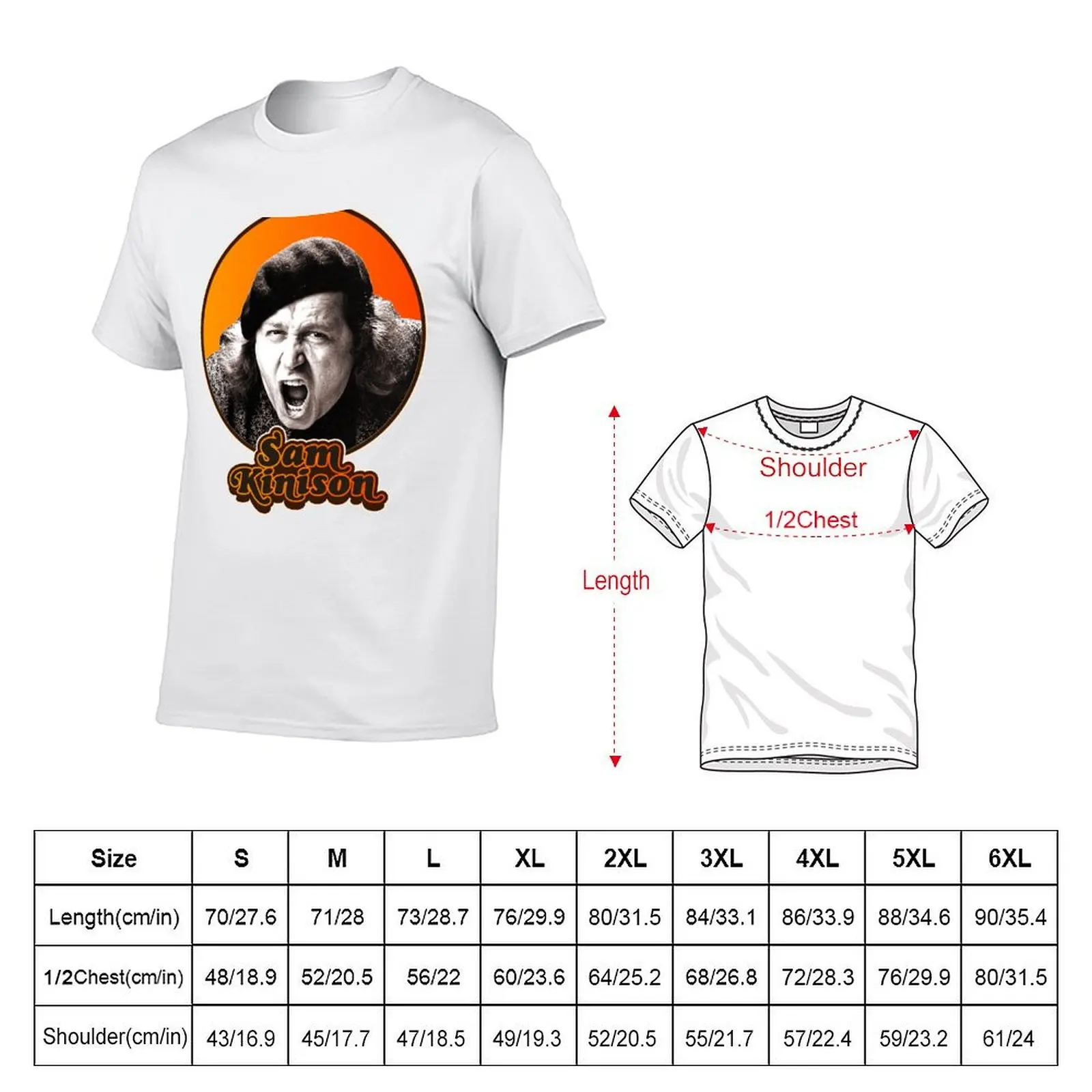Retro Sam Kinison Tribute T-Shirt Soft Cotton Print T-Shirt