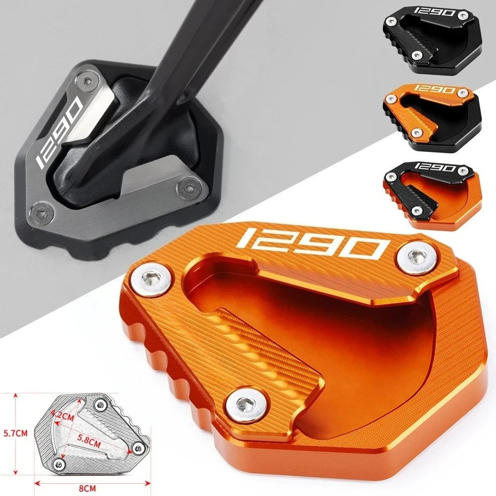 

For Adventure 1290 Adv S 1290 Super Adventure 2021 2022- 2024 Motorcycle Accessories CNC Foot Side Stand Kickstand Support Plate
