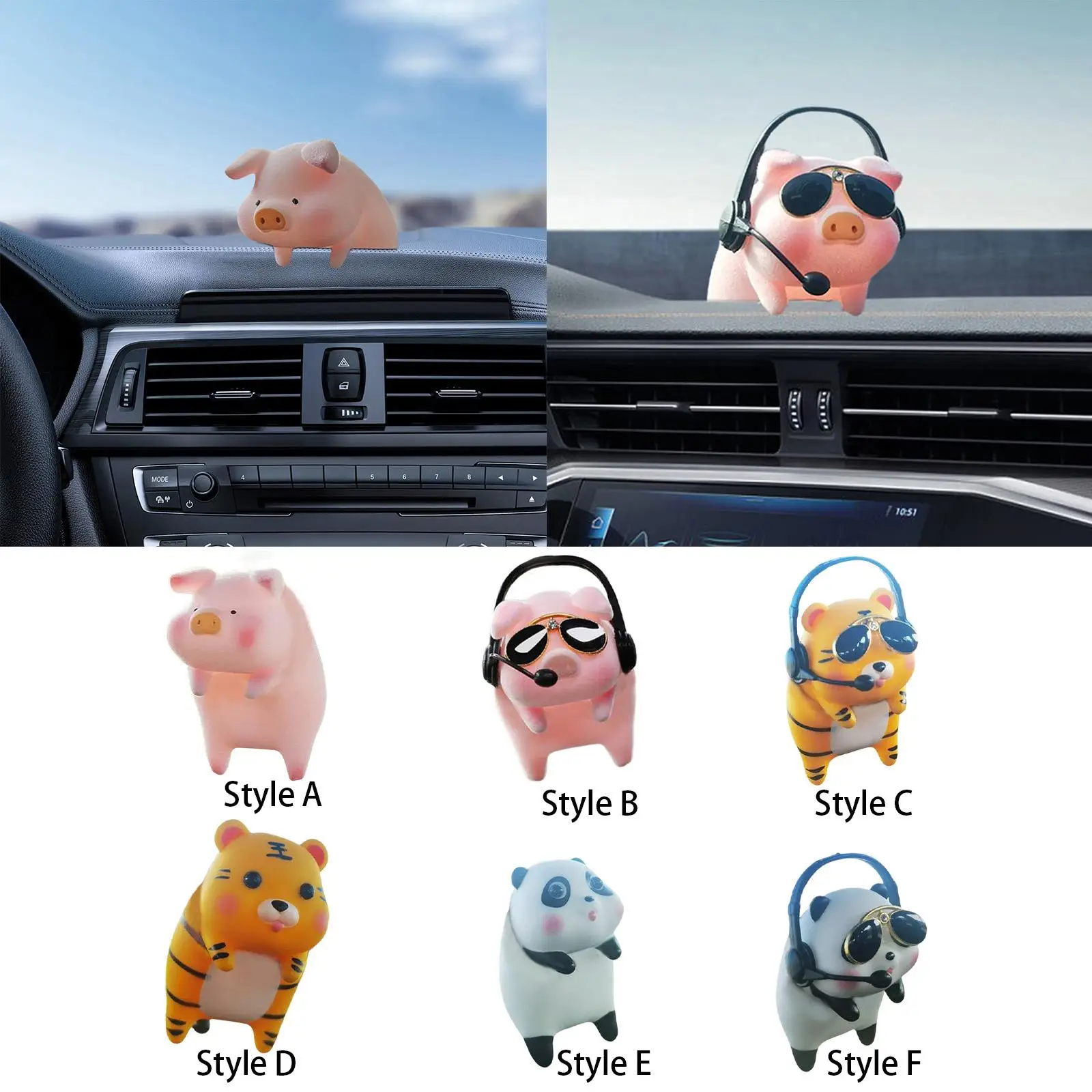 

Украшения для приборной панели автомобиля, фигурка, аксессуары для украшения автомобиля, кукла, игрушка для офиса